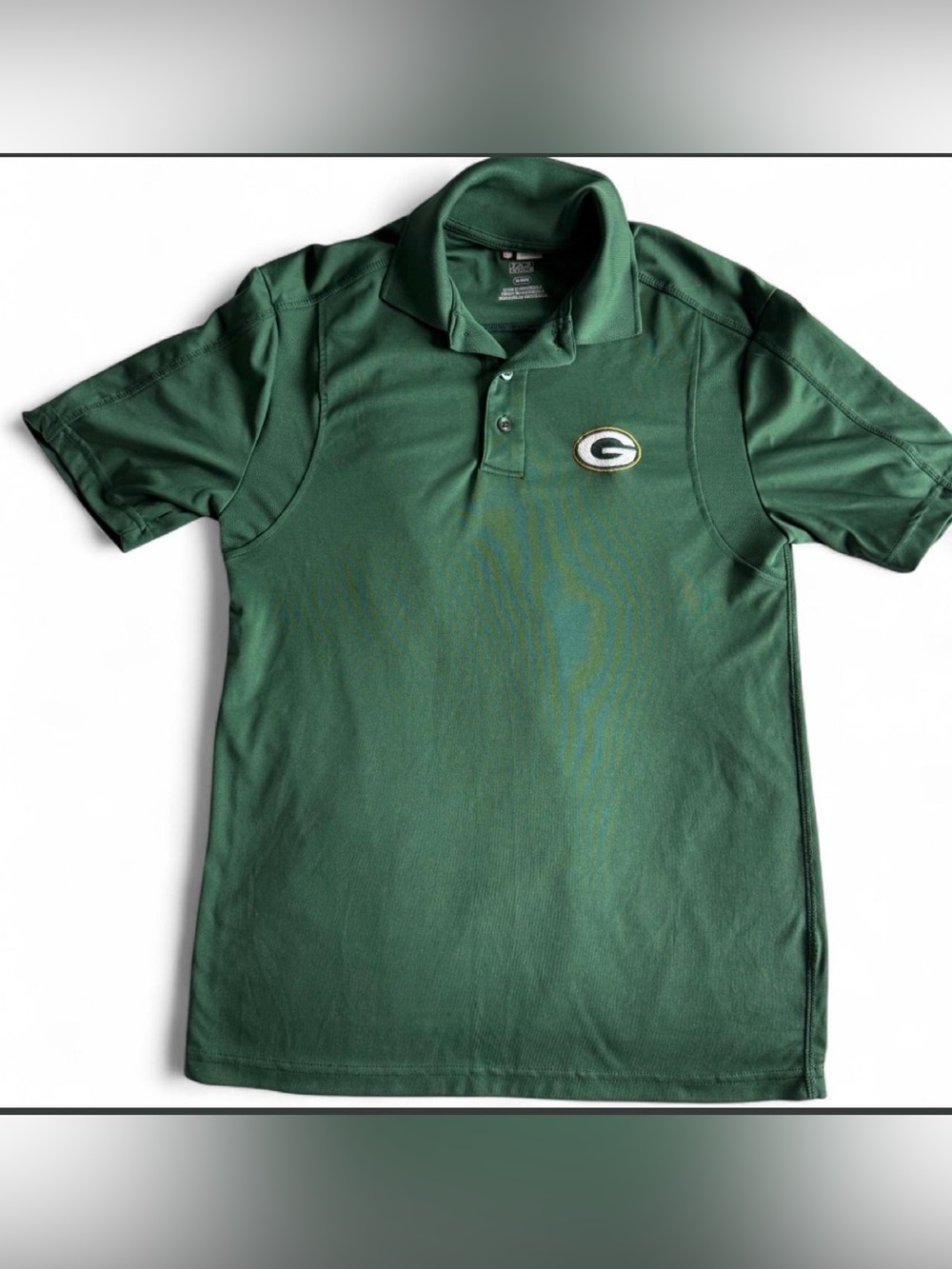 Green Bay Packers Polo Shirt with Men's Medium Athletic Short Sleeve